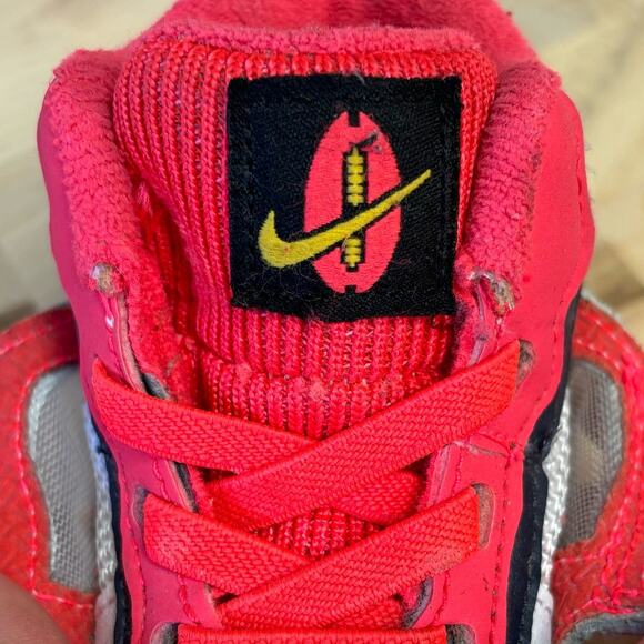 NIKE Speed Turf Leather Baby Toddler Unisex Red Orbit 5C - Picture 8 of 9